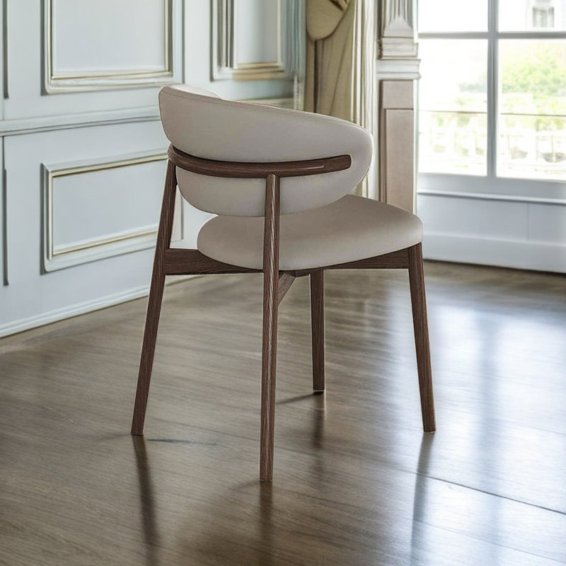 Corrigan Studio® Lovash UItra Leather King Louis Dining Chair Wayfair